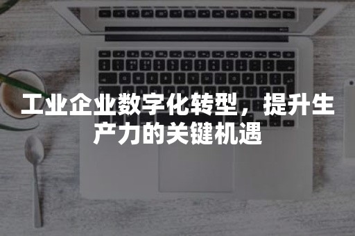 工业企业数字化转型，提升生产力的关键机遇