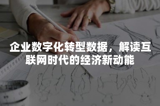 企业数字化转型数据，解读互联网时代的经济新动能